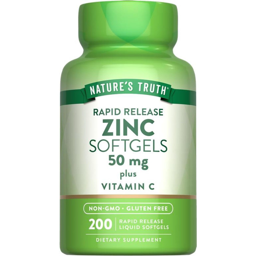 Nature's Truth Zinc 50mg συμπλήρωμα 