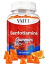 Benfotiamine 320mg Gummies with 45mg L-Leucine Supplement: Essential Vitamin B1 Complex for Men and Women, Non-GMO, Vegan & Gluten-Free - Supports Metabolism, Energy & Nervous System Health