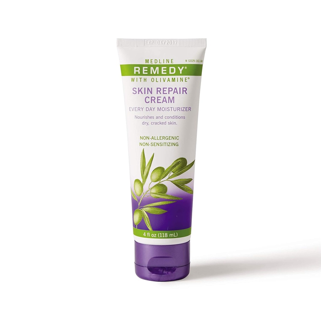 Medline Medline Remedy Κρέμα επιδιόρθωσης του δέρματος Κάθε μέρα Ενυδατικό με Olivamine, 4 Oz