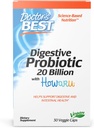 Γιατροί Best Digestive Probiotic 20 Δισεκατομμύρια CFU με Howaru, Υποστηρίζει Digestive & Εντερογενή Υγεία, Μη ΓΤΟ, Χωρίς Γλουτένη, Vegan 30 Καπάκια Veggie