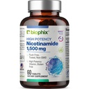 biophix B-3 Nicotinamide 1500 mg 60 δισκία Μέγιστη Περιεκτικότητα - Νικοτινικό αμίδιο Νιασίνη Φυσικό Flush- Free Vitamin Formula - Υποστηρίζει την Υγεία των Δερμάτων
