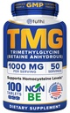 Tuthi TMG συμπλήρωμα – 1000mg Trimethylglycine – Betaine Amino Acid για καρδιοαγγειακή υποστήριξη και υγιή επίπεδα ομοκυστεΐνης – 100 Vegan δισκία – Χωρίς γλουτένη, μη ΓΤΟ – Κατασκευασμένο στις ΗΠΑ