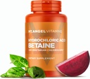 Βιταμίνες Αγγέλου - Hydrochloric Acid Betaine, Υποστηρίζει την υγιεινή πέψη & γαστρικούς χυμούς (100 χορτοφαγικά chlorocaps)
