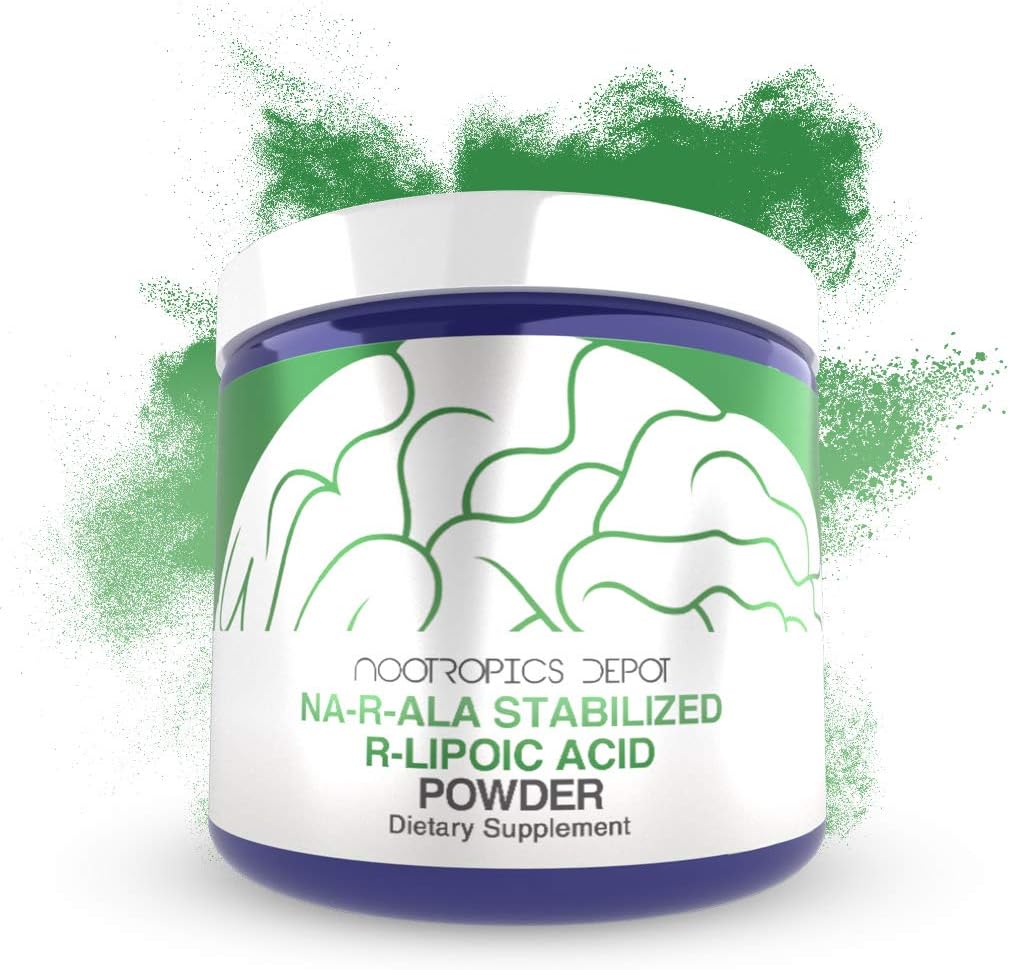 NA-R-ALA Σταθεροποιημένο R-Lipoic Acid Powder 30 Grams 