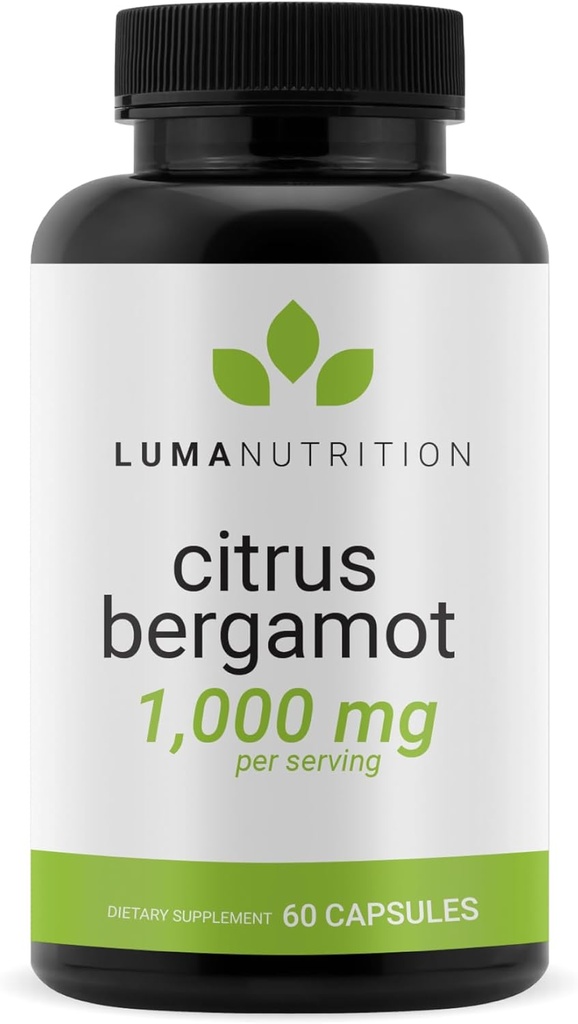 Luma Nutrition Citrus Bergamot 1000mg - Citrus Bergamot συμπλήρωμα - Κατασκευάζεται στις ΗΠΑ - Veteran Ιδιοκτησία - 60 κάψουλες