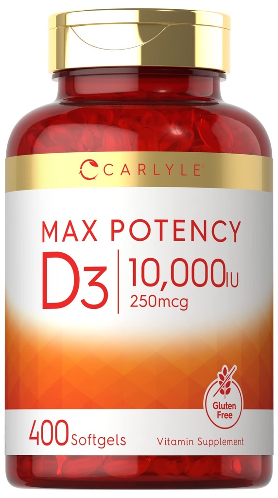 Carlyle Βιταμίνη D 10000 IU 400 Softgels 