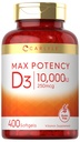 Carlyle Βιταμίνη D 10000 IU 400 Softgels 