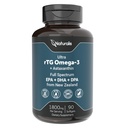 Naturalis Ultimate rTG Omega 3 ιχθυέλαιο 1800mg από τον τόνο της άγριας Νέας Ζηλανδίας - Full Spectrum Omega3s EPA, DHA & DPA - Sustainablely πηγάζει, μη-GMO, Χωρίς γλουτένη - 90 Softgels
