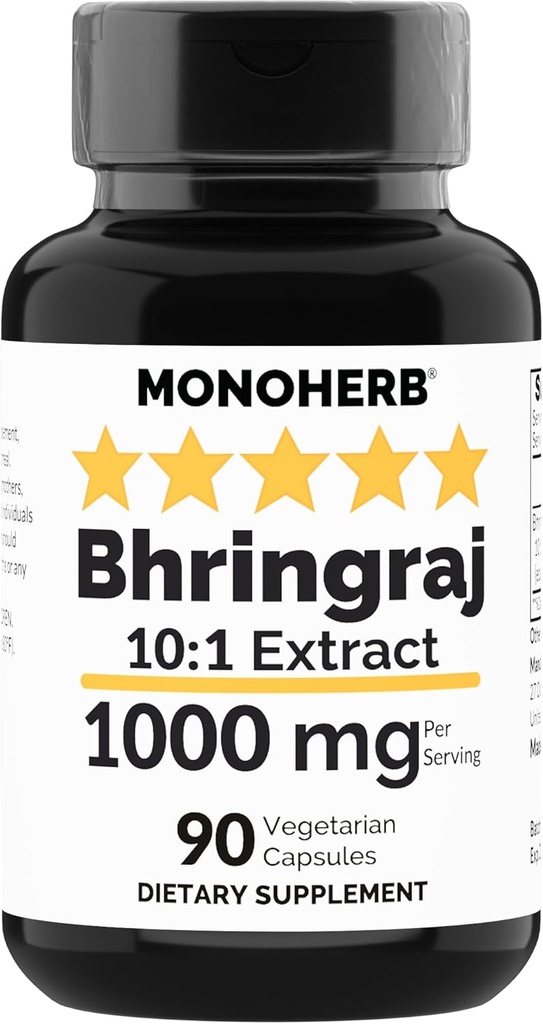 MONOHERB Bhringraj Extract 1000 mg - 90 Κάψουλες χορτοφάγων