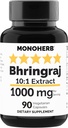MONOHERB Bhringraj Extract 1000 mg - 90 Vegetarian Capsules