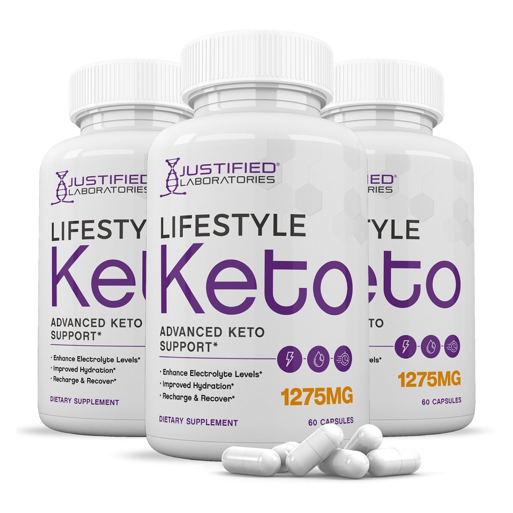 (3 Pack) Lifestyle χάπια Keto 1275MG Νέα & βελτιωμένη Φόρμουλα Περιέχει μηλίτη μηλίτη μηλίτη έξτρα παρθένο ελαιόλαδο σκόνη πράσινο φύλλο τσαγιού 180 κάψουλες