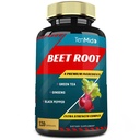 Beet Root Extract Κάψουλες, 4 μήνες προσφοράς & πράσινο τσάι, Ginseng, Μαύρο πιπέρι 