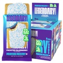 Legendary Foods 22g Protein Pastry+ Frosted Blueberry, Low Carb Meal Replacement Bar - Χαμηλή γλυκαιμική, χωρίς γλουτένη Snacks Protien Snacks - Healthy Keto Snack Box 8 Zero Sugar Energy Bars - Διαβητικό Φιλικό