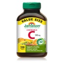Jamieson Chewable Vitamin-C 500mg Συσκευασία Συμπλήρωμα Αξίας (330 Count), Μικτή 3 Γεύσεις