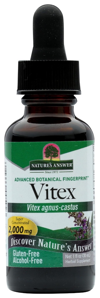 Απάντηση της φύσης χωρίς αλκοόλ Vitex Berry, 1-Fluid Ουγγιά 