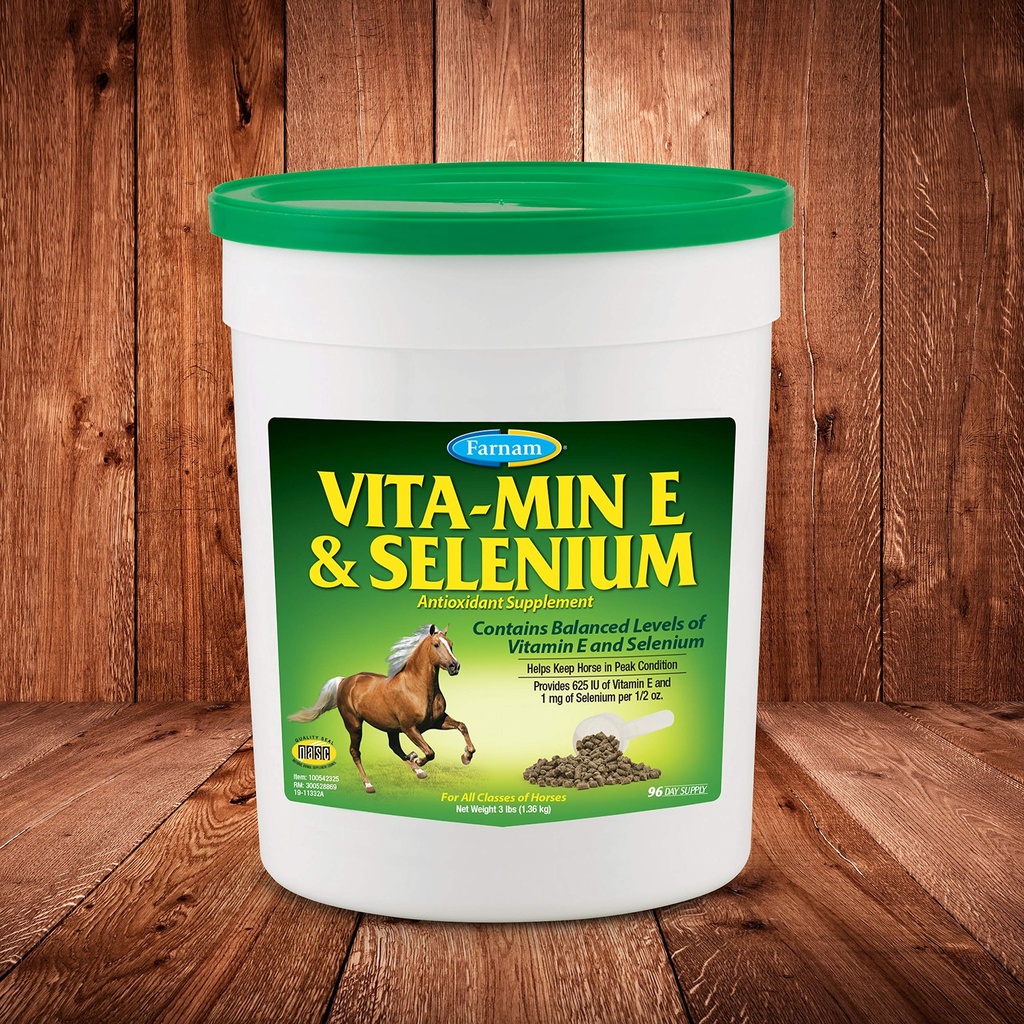 Farnam Vita-Min E & Σελήνιο Αντιοξειδωτικό συμπλήρωμα, 3 κιλά, 96 ημέρες προσφοράς
