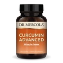 Dr. Mercola Curcumin Advanced - 500 mg Curcumin Root Extract - 95% Curcuminoids - For Vision Health, Digestion & Focus - Παρατεταμένη απελευθέρωση - Μη ΓΤΟ, Χωρίς γλουτένη & χωρίς σόγια - 30 κάψουλες (30 σερβιρίσματα)