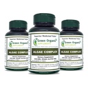 Algae, Fucoidan, Blue Green Algae, Kelp, Bladderwrack, Chlorella, Spirulina, Irish Moss, Dulse, 90 VCaps, High Absorbable, Non-GMO, Gluten-free (Pack of 3)