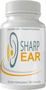 Sharp Ear Complete Tinnitus Relief Supplement, 60 Capsules, Proprietary Blend to Reduce Ear Ringing and Support Optimal Hearing Function and Clarity
