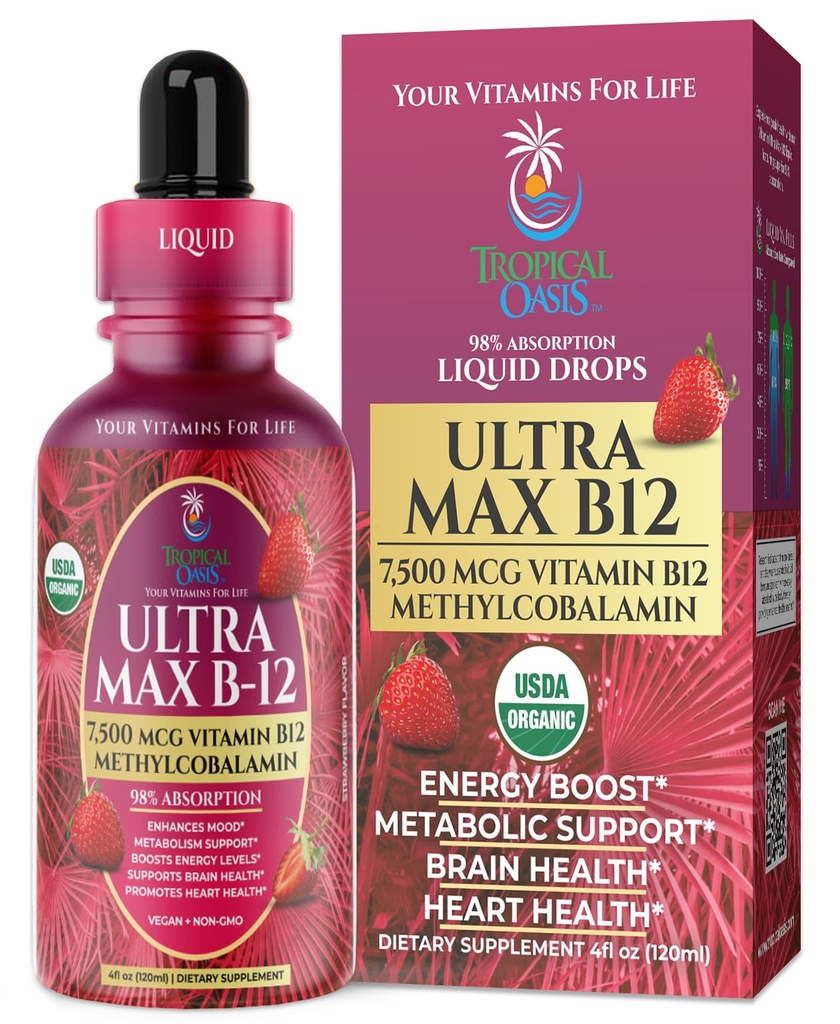 USDA Organic Ultra Max B12 