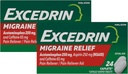 Excedrin Migraine Pain Reliever Caplets 24 ea (πακέτο του 2)