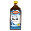 Carlson - The Very Finest Fish Oil, 1600 mg Omega-3s, Liquid Supplement, Norwegian, Wild-Caught, Sustainable Sourced , Lemon, 16.9 Fl Oz