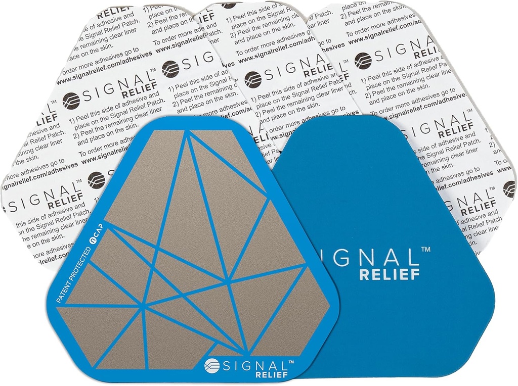 Reusable Patch for Back Knee or Leg Discomfort - 2 Pack with Adhesives