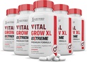 (5 Pack) Vital Grow XL Extreme Pills 1600MG Premium Formula Ιδιοκτητικό Μείγμα για την Υγεία των Ανδρών 300 Κάψουλες