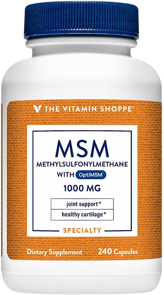 Η βιταμίνη Shoppe MSM 1.000 MG (240 κάψουλες)