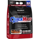 ALLMAX QUICKMASS, Cookies & Cream - 10 lb - Ταχεία Μάζα Κερδίζοντας Καταλύτης - Μέχρι 64 γραμμάρια πρωτεΐνης ανά υπηρεσία - 3:1 Καρβίδια προς αναλογία πρωτεϊνών - Zero Trans Λίπος - Μέχρι 70 εξυπηρετούν
