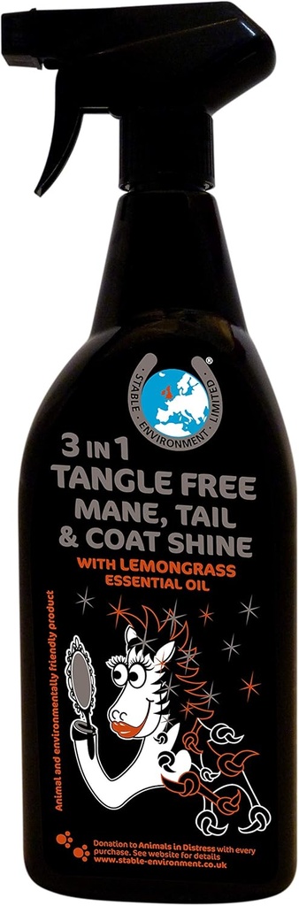 3 IN 1 TANGLE FREE MANE, TAIL & COAT SHINE