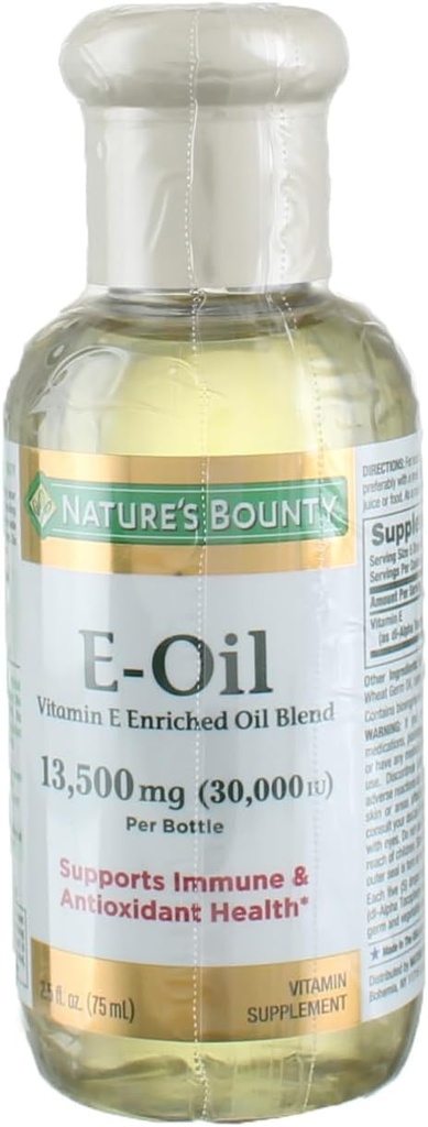 Nature's Bounty E Oil 30, 000iu, 2.5 Fl. Οζ