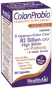 HealthAid ColonProbio 82 Billion with Prebiotic, 14 Strains, Once Daily, 60ct, Optimum Colon Care, Acid & Bile Resistant, Dairy Free, Gluten Free, Non-GMO, High Bifido