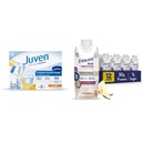 Juven Therapeutic Nutrition Drink Mix Powder for Wound Healing, 30 Count + Ensure Max Protein Nutrition Shake, French Vanilla, 12 Pack