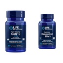 Επέκταση ζωής Super Ubiquinol CoQ10 60 Softgels και Βελτιστοποιημένη Resveratrol Elite 60 χορτοφαγικές κάψουλες