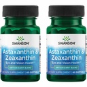 Swanson Ασταξανθίνη & Zeaxanthin Συμπλήρωμα για την υγεία των ματιών Screen-Heavy Professionals με 4 mg Ασταξανθίνη & 4 mg OmniXan Ζεαξανθίνη (60 Softgels, 2 Pack)