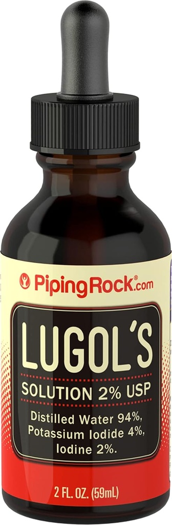 Lugols Iodine Drops 2% 2 fl oz 