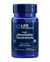 Life Extension Super Absorbable Tocotrienols, Vitamin E as D-Alpha tocopherol, Mixed tocotrienols, Support Hair Growth, Brain Function, Gluten-Free, Non-GMO, 60 softgels