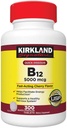Kirkland Υπογραφή Γρήγορη Διάλυση B-12 5000 mcg., 300 δισκία (2 Συσκευασία)