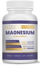 Magnesium Extra Strength Supplement – 600mg γλυκινικό μαγνήσιο – Υποστηρίζει την υγεία των οστών, τη λειτουργία των μυών – Vegan, μη ΓΤΟ – 60 κάψουλες