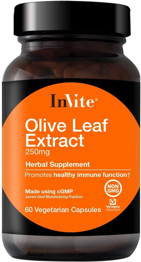 Πρόσκληση Health Olive Leaf Extract - Παρέχει διατροφική υποστήριξη για υγιεινό ανοσοποιητικό σύστημα - 30 ημέρες προσφοράς - 60 κάψουλες χορτοφάγων (1)