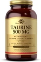 Solgar Taurine 500 mg, 250 κάψουλες λαχανικών - Αντιοξειδωτικό - Εγκεφαλική Υγεία - Amino Acid - Vegan, Χωρίς γλουτένη, χωρίς γαλακτοκομικά, Kosher - 250 εξυπηρετήσεις