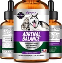 Pet Adrenal Υποστήριξη για σκύλους & γάτες - Κατασκευάζεται στις ΗΠΑ - Θεραπεία για σκύλους - Γάτα & συμπλήρωμα για τα νεφρά Υποστήριξη - 2 fl Oz