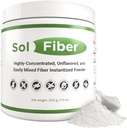 SolFiber Prebiotic Powder Supplement, μη-GMO Εναλλακτική σε ίνες Gummies, Υποστηρίζει Digestive Υγεία, Easy-to-Mix και υψηλής συγκέντρωσης Fiber σκόνη, 7 Ουγγιά, 60 εξυπηρετούν