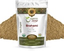 Organic Way Brahmi Leaf Powder (Bacopa Monnieri) - Organic & Kosher Certified | Raw, Vegan, Non GMO & Gluten Free | USDA Certified | Origin - India (16 Oz)
