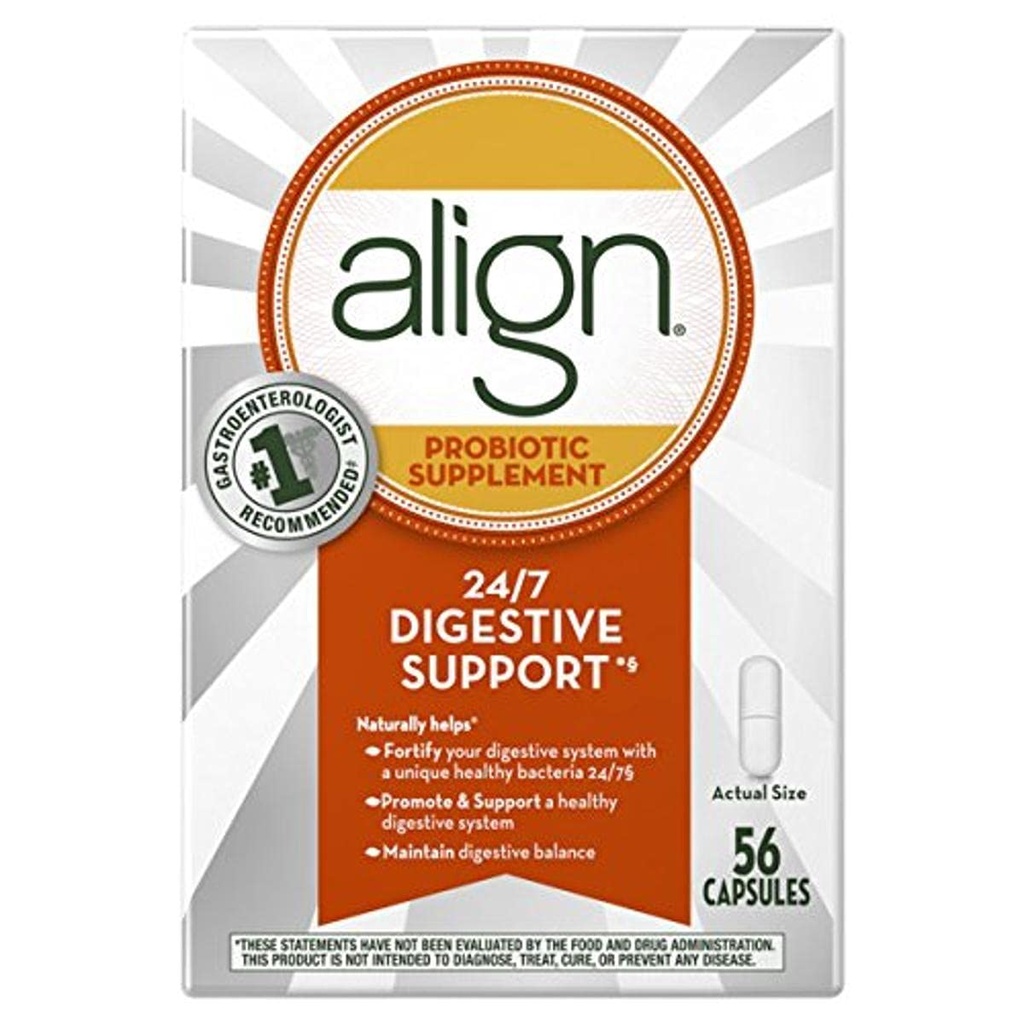 Align Probiotic Supplement, 56 Count (Συσκευασία Μαΐου Vary)