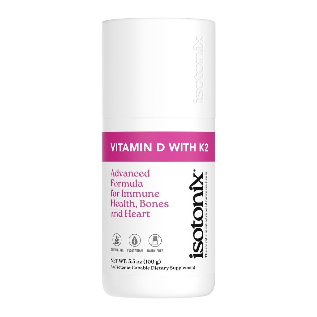 Isotonix Βιταμίνη D με K2, προάγει τη φυσιολογική οστική πυκνότητα, προωθεί υγιείς αρτηρίες, βοηθά στη διατήρηση της υγείας των οστών, υποστηρίζει την ανοσοποιητική υγεία, αγορά Αμερικής (30 υπηρεσίες)