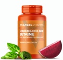 Βιταμίνες Αγγέλου - Hydrochloric Acid Betaine, Υποστηρίζει Υγιεινή Διέγερση & Γαστρικοί Χυμοί (200 Χορτοφαγικά Chlorocaps)