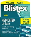 TheraTears Dry Eye Therapy Eye Drops, 1.0 Fl Oz and Blistex Medicated Lip Balm, 0.15 Ounce, 3 Count SPF 15 Sun Protection Lip Balm Bundle