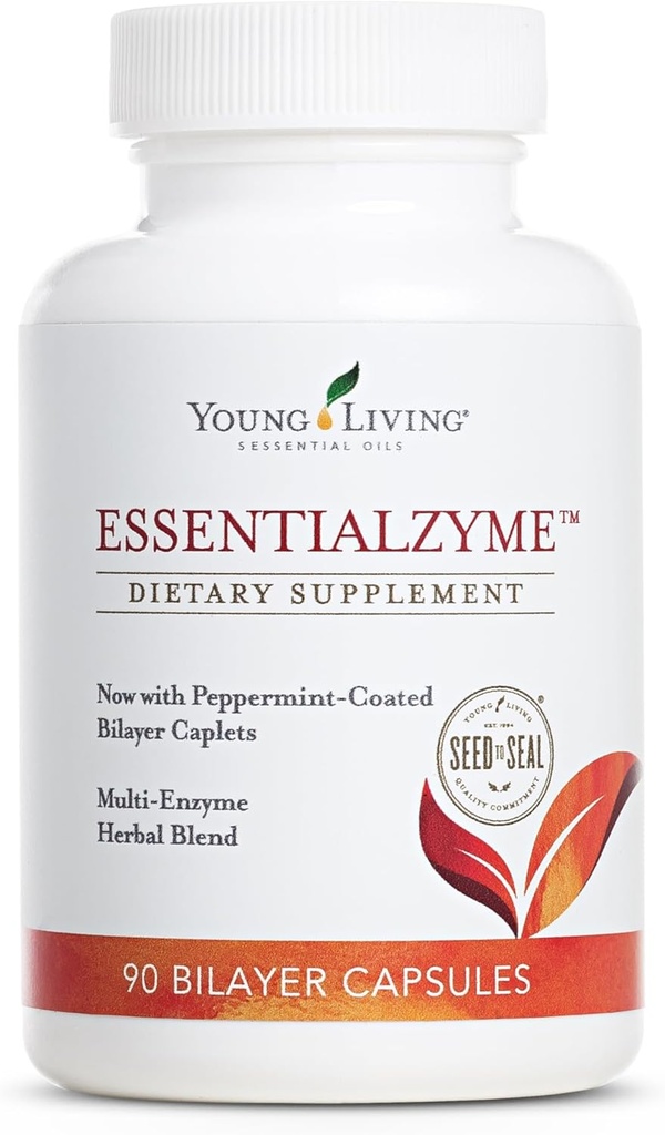 Young Living Essentialzyme - 90 Capsules | Multi-Enzyme Formula | Stimulates Enzyme Activity | Supports Digestive Health for Optimal Digestion | Keto-Friendly | Dietary Supplement